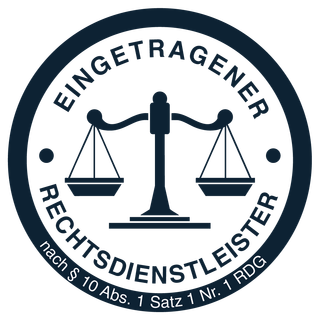 Eingetragener Rechtsdienstleister nach § 10 Abs. 1 Satz 1 Nr. 1 RDG